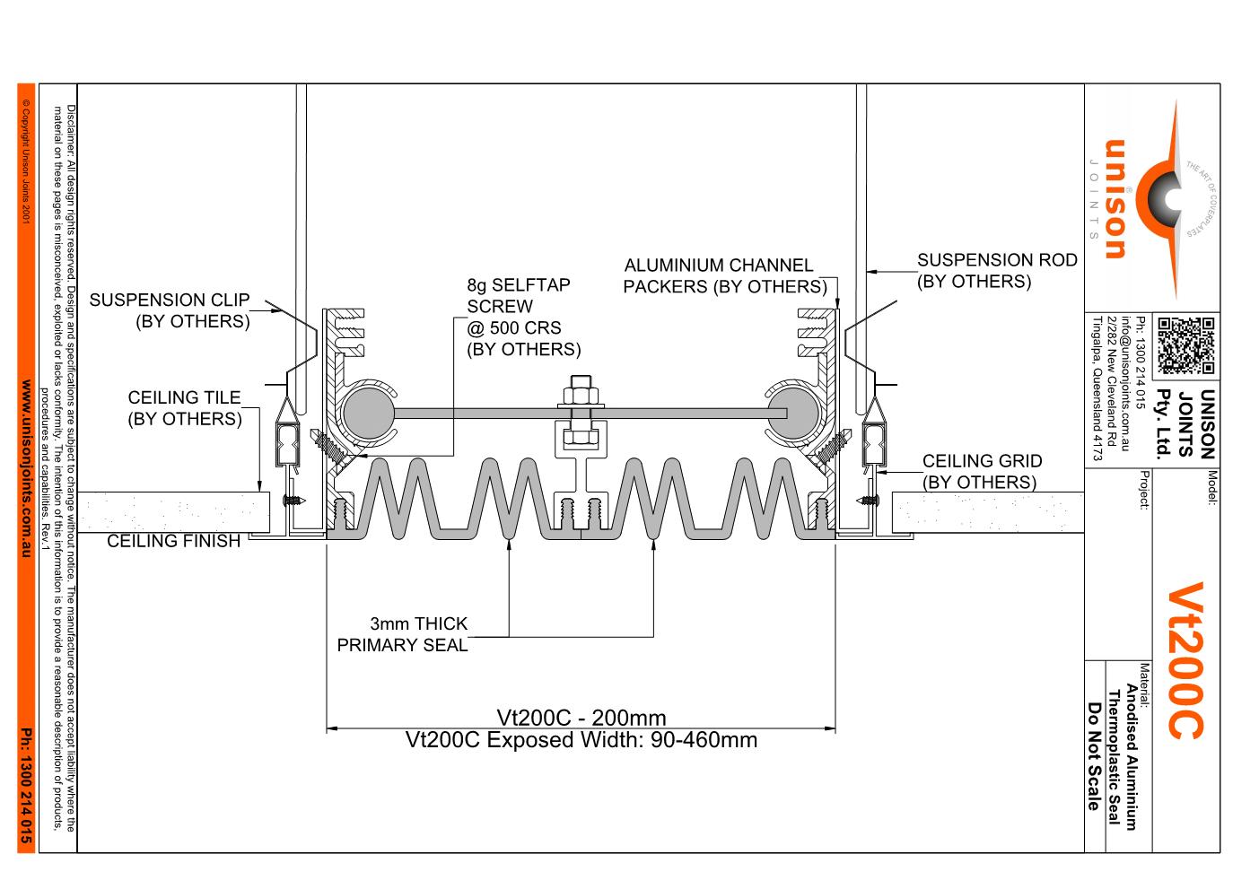 Expansion Joint In Ceiling Ceiling Expansion Joint Unison Joints