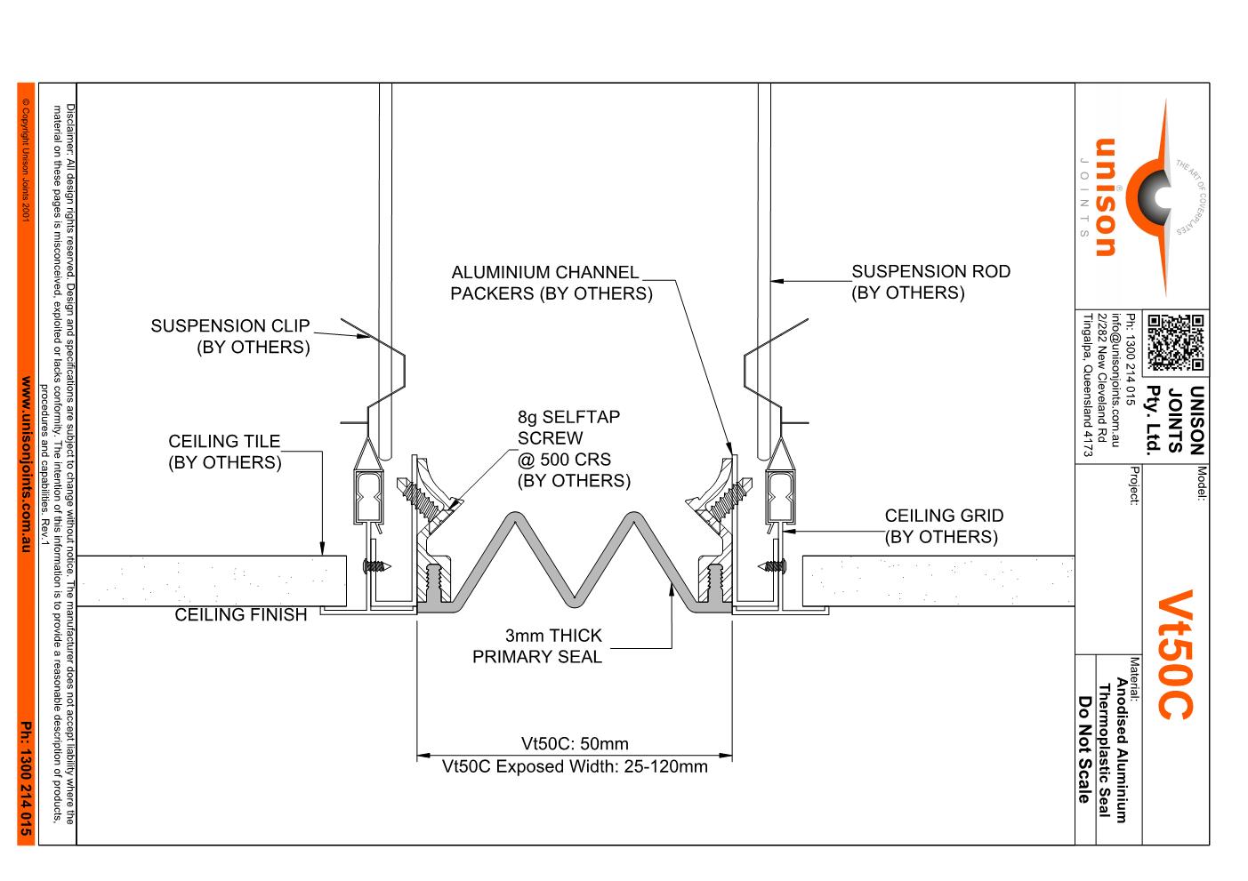 Expansion Joint In Ceiling Ceiling Expansion Joint Unison Joints