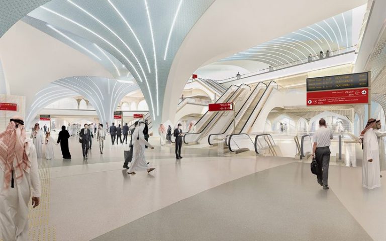 Doha Metro Railway Station Qatar