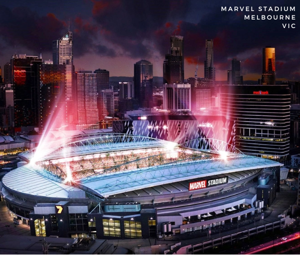 Marvel Stadium Docklands Melbourne
